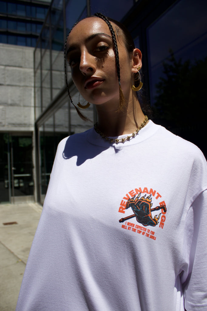 Hell At The Top of The World Tee / White