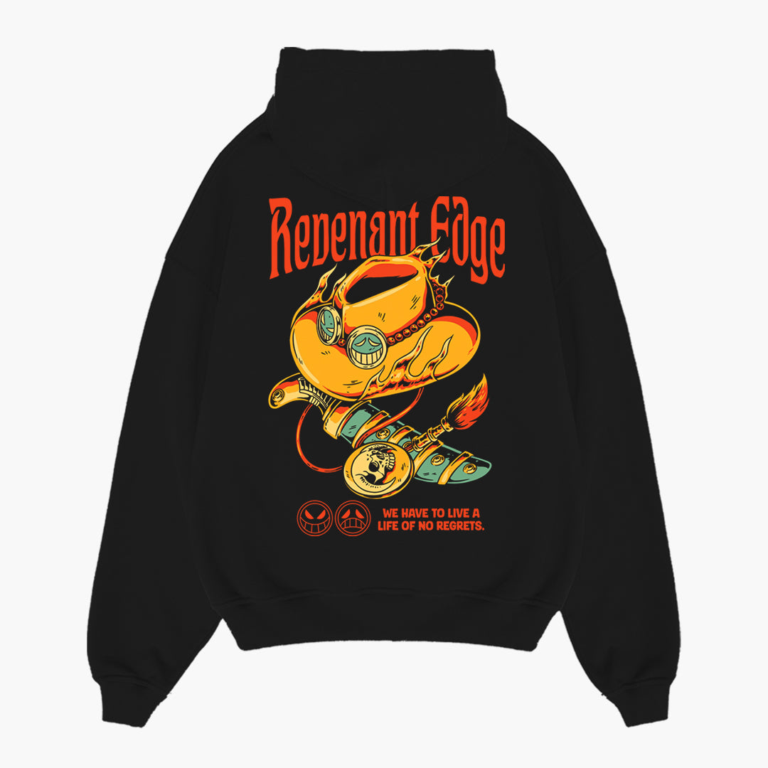 No Regrets Hoodie / Black