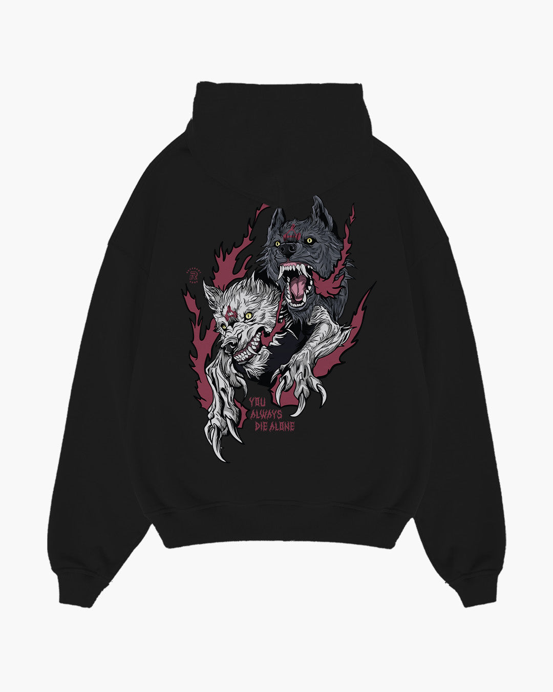 Divine Dogs Hoodie / Black