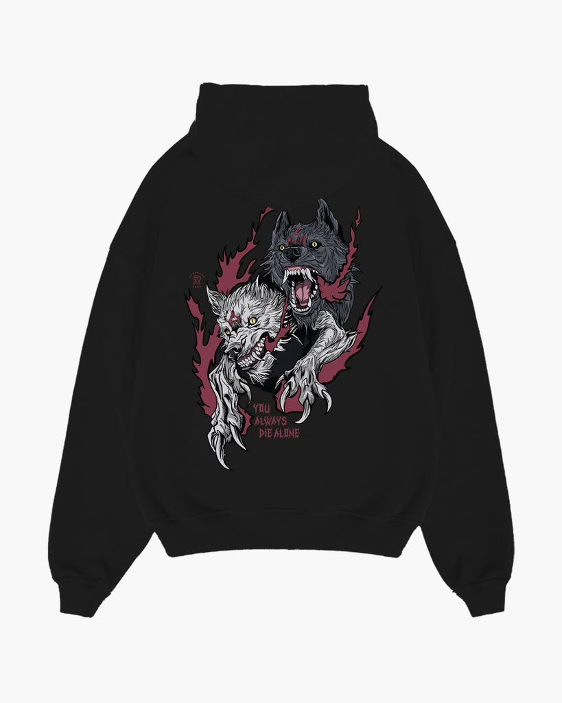 Divine Dogs Hoodie / Black