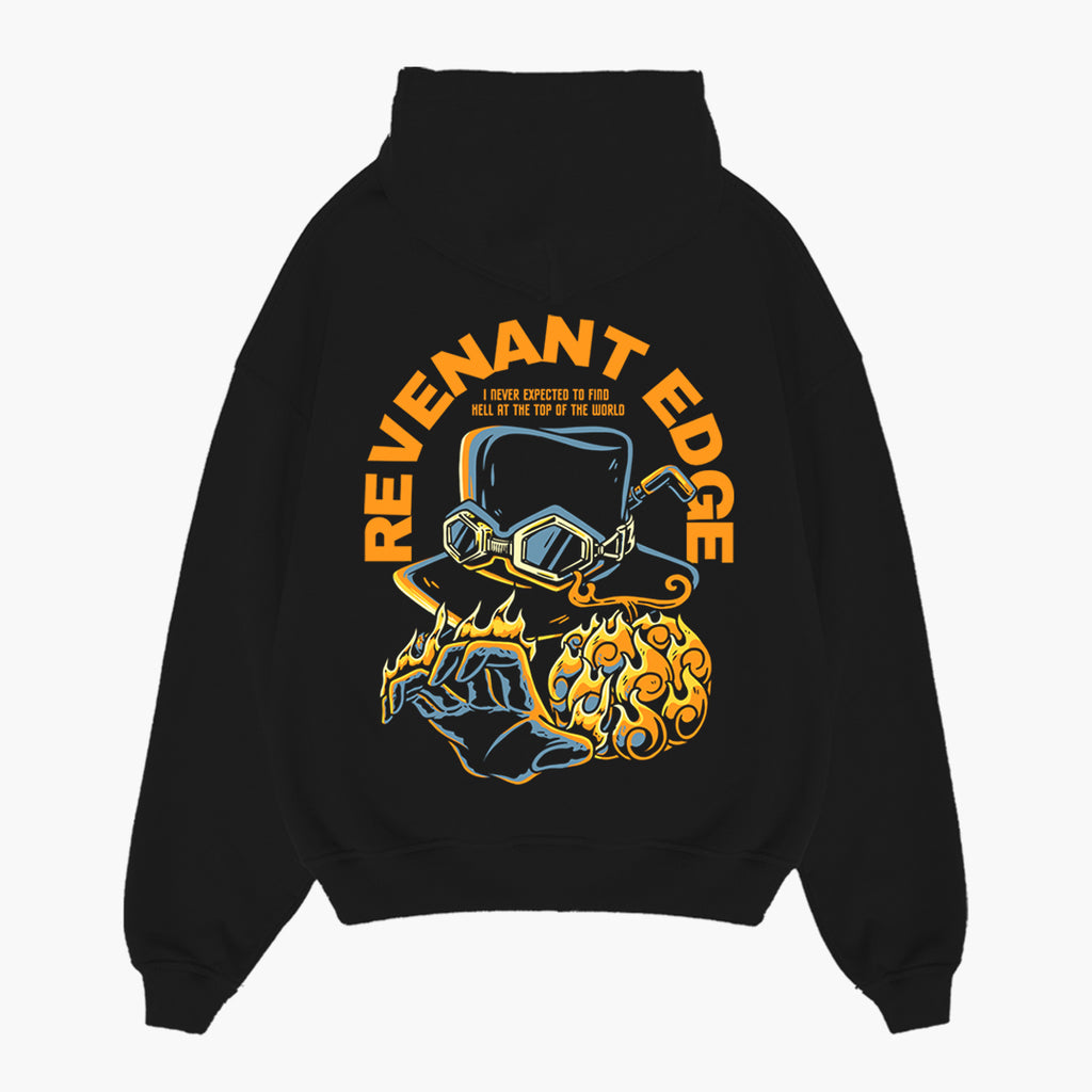 Hell At The Top Of The World Hoodie / Black