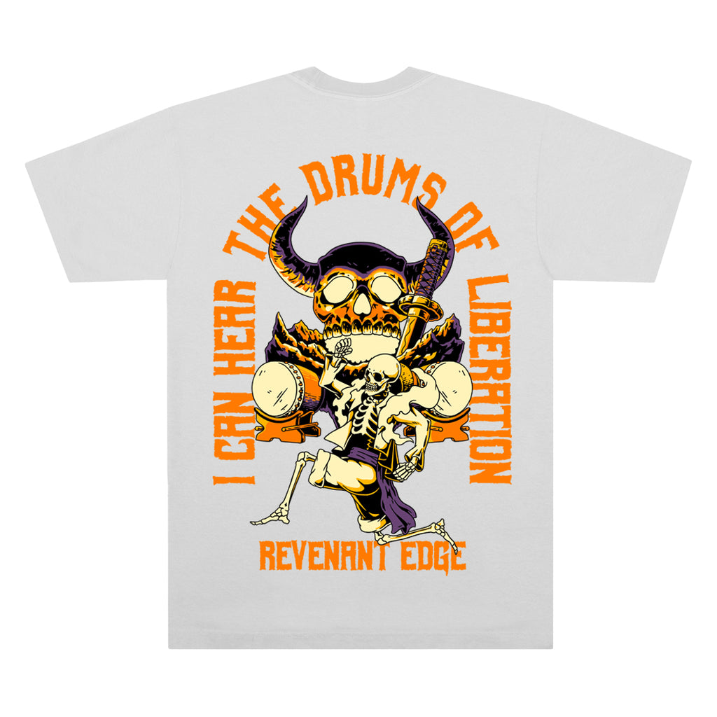 Drums of Liberation Tee / White
