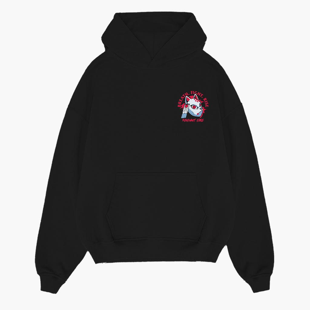 Breathe Fight Rise Hoodie / Black