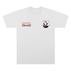 Fear Nothing Tee White Front